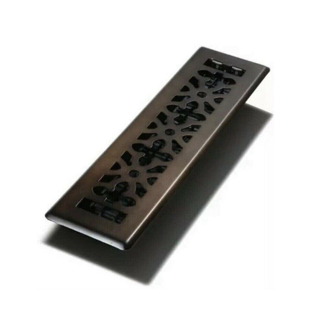 Decor Grates AGH212-RB 2-Inch by 12-Inch Gothic Bronze Steel Floor Register